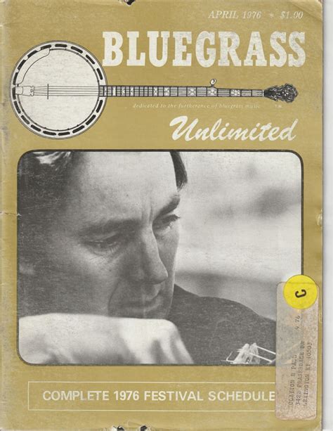 Vol 10 1975 1976 Bluegrass Unlimited Index