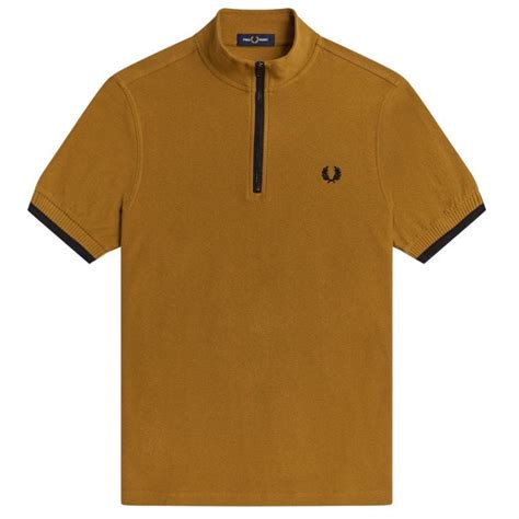 Fred Perry Funnel Neck Polo Shirt Polo Shirt Natterjacks