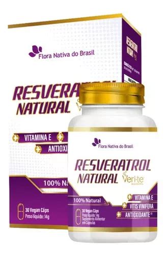 Suplemento en cápsula Flora Nativa Trans resveratrol natural veri te 30