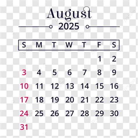 August 2025 Calendar Aesthetic Amil Maddie