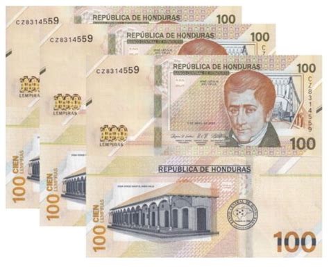 Honduras Lempiras P New Unc Lot Pcs Ebay