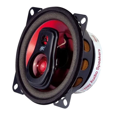 PAIRE HAUT PARLEUR HP VOITURE 3 VOIES 100W 10CM Cdiscount Auto