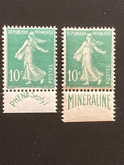 France 1924 1926 Semeuse Stamps 188 And 188A Catawiki