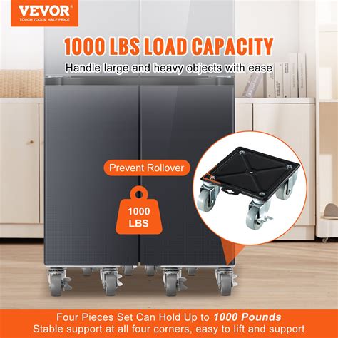 VEVOR Furniture Dolly, Furniture Moving Dollies with 360° PP Swivel