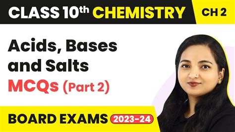 Acids Bases Salts MCQs With Answers Part 2 Class 10 Chemistry