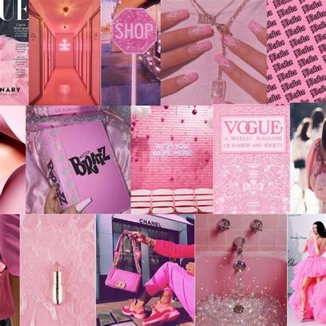 The Best 6 Hot Pink Aesthetic Collage Wallpaper Baddie Aesthetic ...