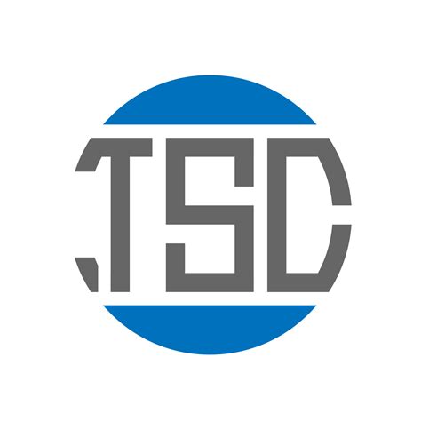 TSC letter logo design on white background. TSC creative initials ...