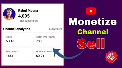 Buy Monetized Youtube Channel Channel Sell And Buy How To Sale