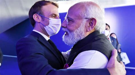 Pm Modi Meets French President Emmanuel Macron On Sidelines Of G20