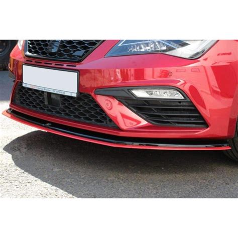 Lame Spoiler Avant Pare Chocs V 3 Seat Leon Mk3 Cupra FR Kits Carrosserie