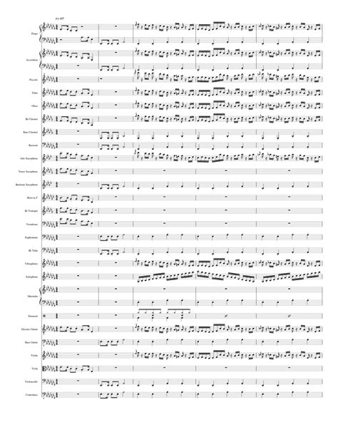 Metal Crusher Undertale Sheet Music For Piano Flute Clarinet Violin Download Free In Pdf