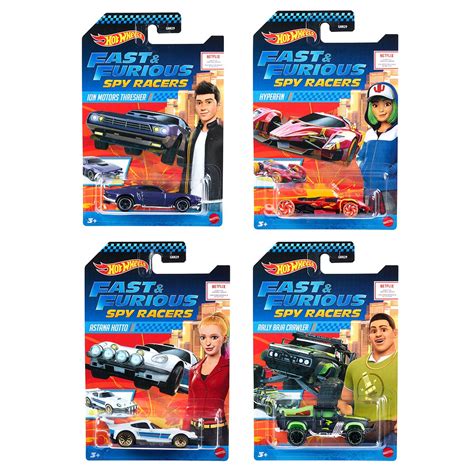 Fast Furious Spy Racers Hot Wheels Mix Vehicle Case
