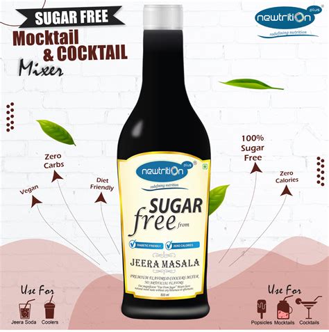 JEERA MASALA SUGAR FREE SYRUP JEERA MASALA MOCKTAIL SYRUP