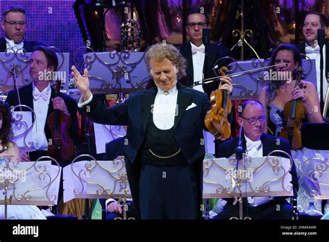 Madrid Spain 10th Feb 2022 Dutch Violinist Andre Rieu Performs