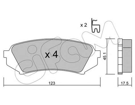 0446660030 TOYOT 04466 60030 Brake Pad Set Disc Brake For TOYOT