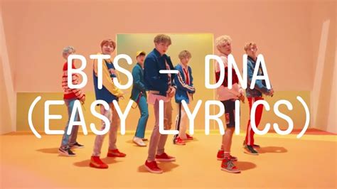 Bts Dna Easy Lyrics Youtube