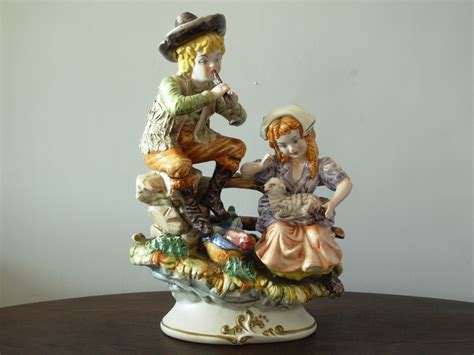 Du A Porcelanowa Figura Capodimonte Warszawa Kup Teraz Na Allegro