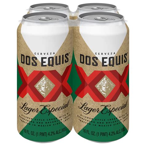 Dos Equis Lager Especial Beer Oz Cans Shop Beer At H E B