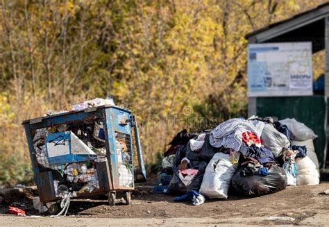 Garbage Dump In Residential Area Stock Image Image Of Recycle Litter