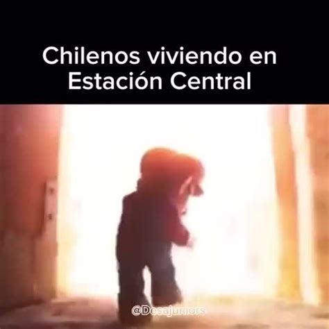 Chilenos viviendo en Estación Central Meme subido por luchito gmez