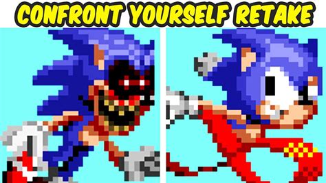 Friday Night Funkin VS Sonic EXE Confronting Yourself Retake