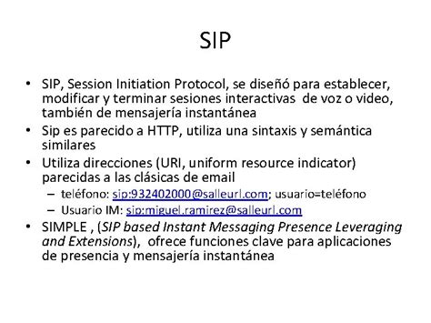 Sip Qu Es Sip Session Initiation Protocol Sip