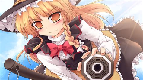 Blonde Hair Dress Hat Kirisame Marisa Lzh Touhou Witch R Konachan