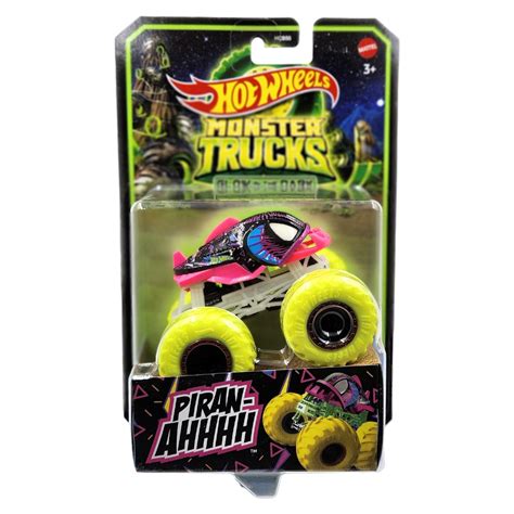 Jual Hot Wheels Monster Trucks Glow In The Dark Piran Ahhh Shopee