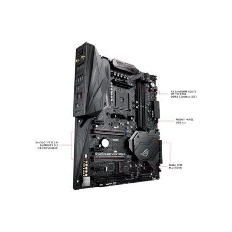 Asus Rog Crosshair Vi Extreme Amd X370 Eatx Gaming Motherboard With M2 Heatsink