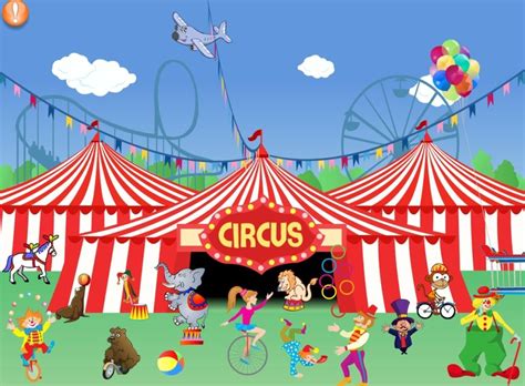 Coisas De Circo - Imagem De Circo Para Imprimir - RETOEDU