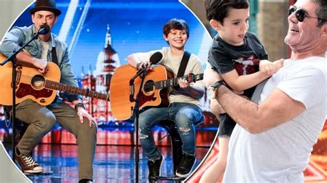 Britains Got Talent Father And Son Singing Duo Remind Emotional Simon