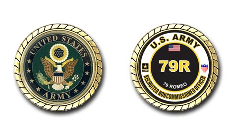 US Army 79R Recruiter Noncommissioned Officer MOS Challenge Coin - US ...