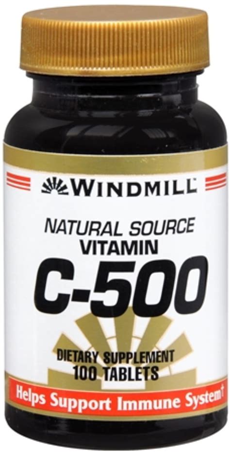 Windmill Vitamin C 500 Tablets Natural Source 100 Tablets