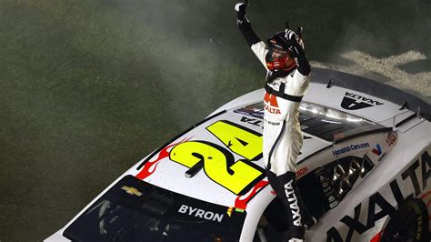 William Byron Wins Daytona 500 Ends Hendrick Motorsports Drought Necn