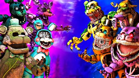 [sfm Fnaf] Top 5 Fnaf Twisted Vs Fight Animations Youtube