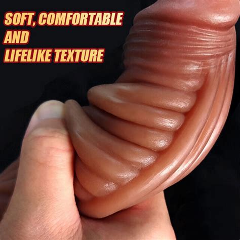 US Realistic Dildo Huge Penis Strong Suction Cup Flexible Dong Vaginal