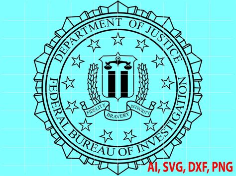 Seal, Department of Justice Federal Bureau of Investigation Logo, Seal ...