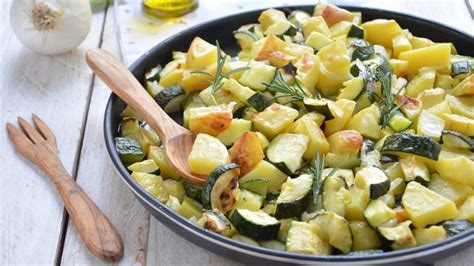 Pommes De Terre Et Courgettes Au Four Recettes Mag Recette