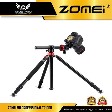 Jual Zomei M8 Professional Tripod Monopod Ball Head Tripod Horizontal Shopee Indonesia