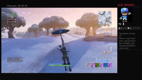 Primul Meu Live De Pe Acest Canaljucam Fortnite Si Cu Abonatii Youtube