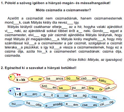 Szent József 3 b Gyakorló feladatok