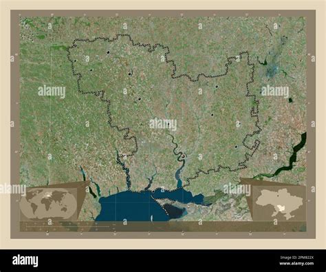 Mykolayiv Region Of Ukraine High Resolution Satellite Map Locations