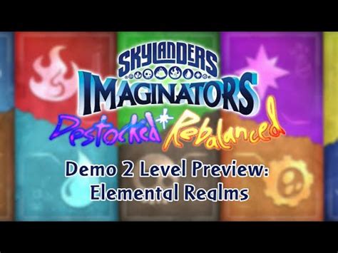 Skylanders Imaginators Destocked Rebalanced Elemental Realms