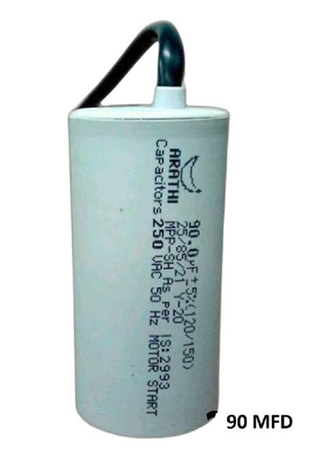 Arathi Hz Mfd Motor Start Run Capacitor For Machinery Ip At Rs