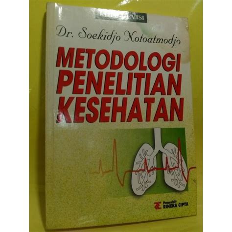 Jual Buku Metodologi Penelitian Kesehatan Shopee Indonesia