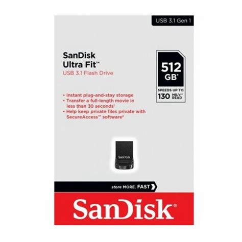 Usb Drive 31 512gb Sandisk Ultra Fit Cz430 Usb Flash Drive Memory