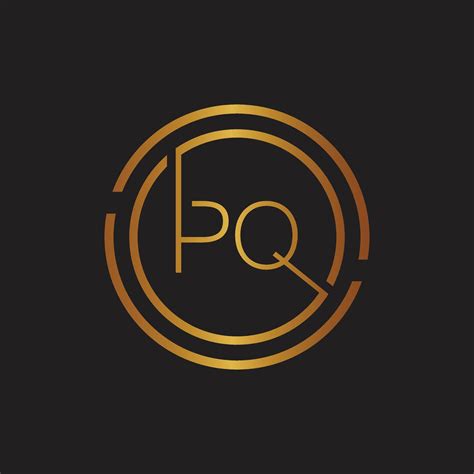 Luxury Letter Pq Logo Design Royal Premium Letter Pq Logo Design