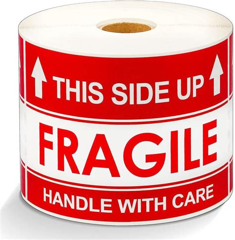 Amazon 3x5 Inch Fragile Handle With Care This Side Up Adhesive