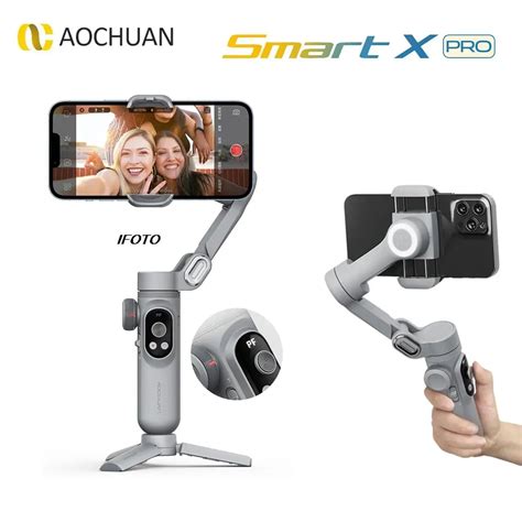 Aochuan Smart X Pro Estabilizador De Card N De Ejes Palo De Selfie