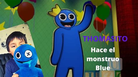 Thomasito Hace Peluche Del Monstruo Blue Rainbow Friends De Roblox Como Hacer Al Monstruo Blue